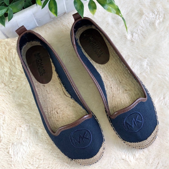 MICHAEL Michael Kors Shoes - Michael Kors navy blue espadrille slip on shoe 6